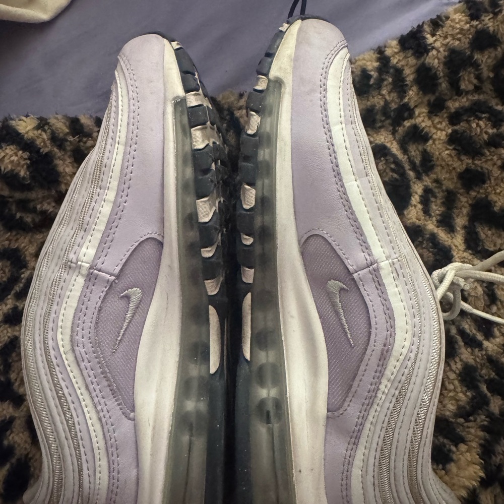 White and lavender Nike Sneakers